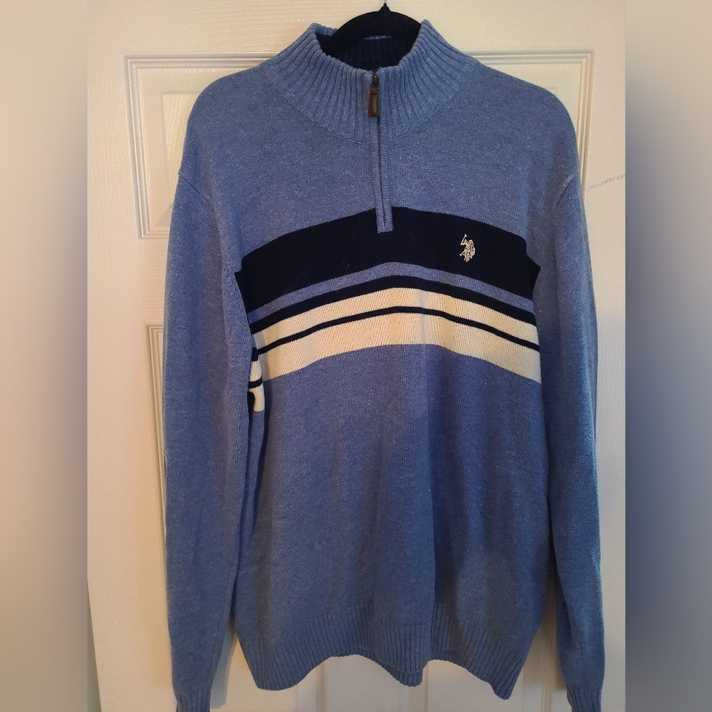Polo Quarter Zip Sweater